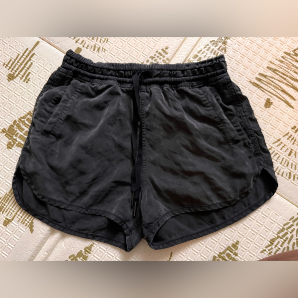 Lululemon Brushed Black Shorts